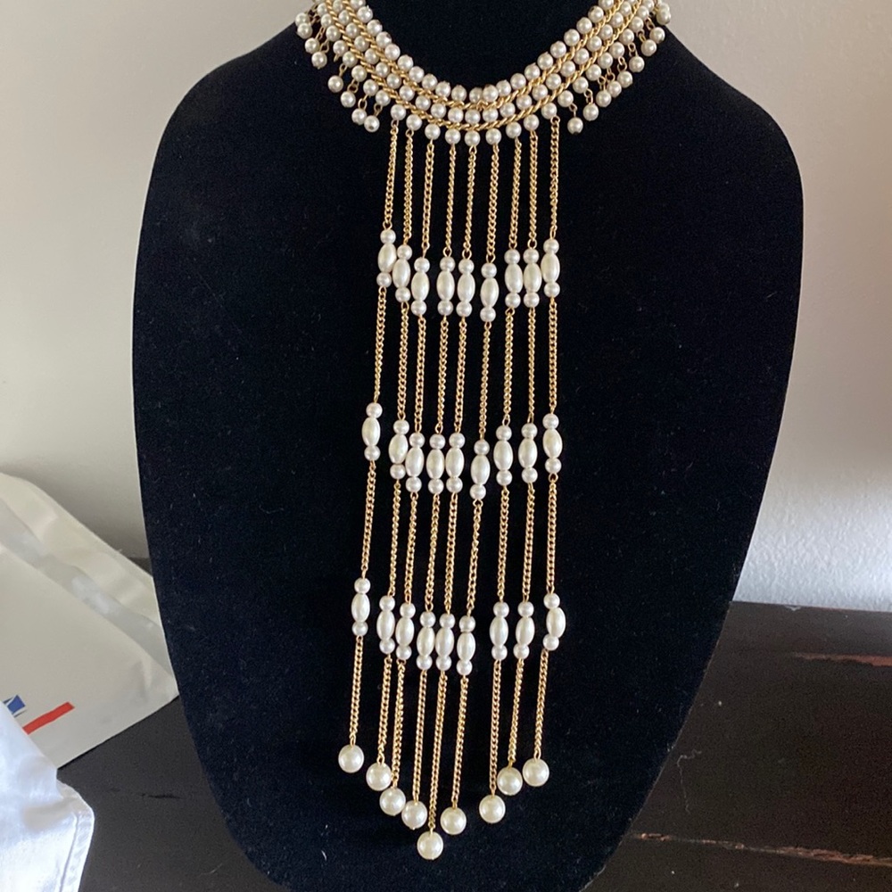Vintage faux pearls from bullocks flapper 1920 Halloween accessory